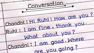 Conversation In English | Conversation Between Two Friends In English |