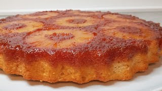 Recette vegan - Gateau renversé à l'ananas coco sans oeufs sans beurre ni lait de vache