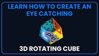 Advanced CSS Animations | Create a 3D Rotating Cube using Only HTML & CSS