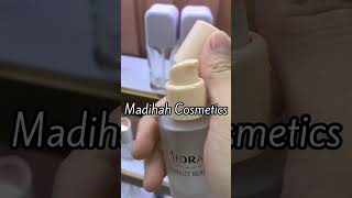 China Madihah cosmetic packaging clear empty serum lotion Liquid Foundation glass bottle Factory