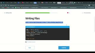 114 Writing Files | Python Developer | Sololearn