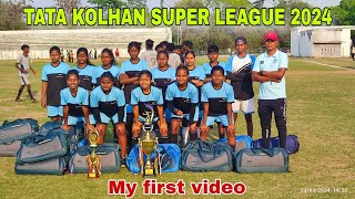 SK 01 V/S 00 WS // TATA KOLHAN SUPER LEAGUE 2024 // HIGHLIGHTS // MY FIRST VIDEO //