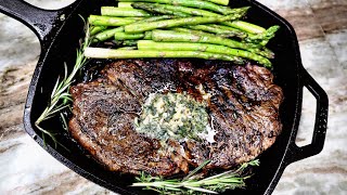 Skillet Garlic Butter Herb Steak Recipe |Make This Steak Recipe For Dinner Tonight