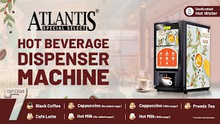 Atlantis Select 7-Option Tea and Coffee Vending Machine