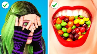 9 ZOMBIE WAYS TO SNEAK FOOD! Sneak Snacks Anywhere You Go|| Food Sneaking Ideas by Crafty Panda