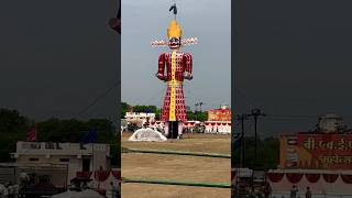 55 Ft Ravan Dahan at BHEL dussehra Maidan Bhopal 👺✨ | #shorts #dussehra