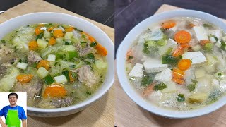 2 Resep MASAKAN Berkuah : SOP AYAM SAYUR dan SOP TAHU