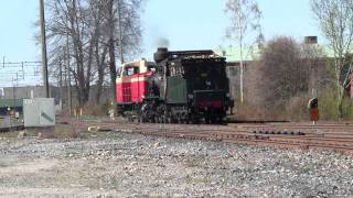 Dv16 2038 Mytäjäisten varikon kolmioraiteella osa 3. Dv16 class shunter Lahti Mytäjäinen