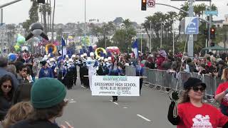 Grossmont HS Royal Blue Regiment | 2024 Port of San Diego Holiday Bowl Parade