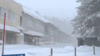 入笠山吹雪　2014/12/17