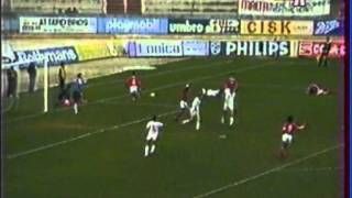 1988 (December 11) Malta 2-Hungary 2 (World Cup Qualifier) (All goals).mpg