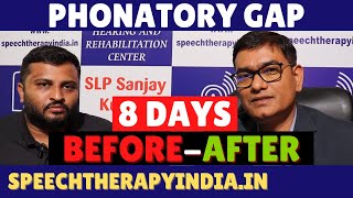 Pre-Post | Phonatory Gap | Voice Problem | Within 8 Days | By #slpsanjaykumar , AIIMS Delhi Alumnus