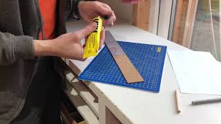 How To Cover Card & MDF With Printed Brick & Texture Papers for Concrete Hardstanding