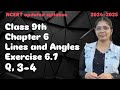 Lines and Angles Class 9 Maths, Ch 6,Ex-6.1, Q,3-4 || NCERT || @GREENBoard |  Shobhit Nirwan | MKR |