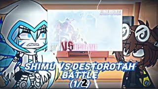 kaijus REACT TO shimu vs destoroyah (2/2) (SUBS🇲🇽/🇺🇲) #gacha #godzilla #monsterverse