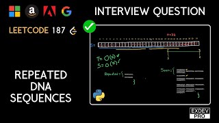 Repeated DNA Sequences | LeetCode 187 | Python Solution