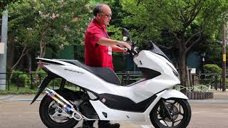 2021〜 HONDA PCX160 PURE SPORT ”S”マフラー　サウンドチェック