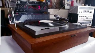 Pioneer PL-41 Turntable Demo w/ Shure M104e Cartridge