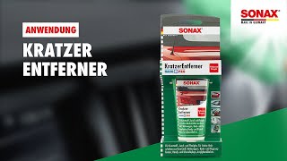 Anwendung SONAX KratzerEntferner Kunststoff NanoPro