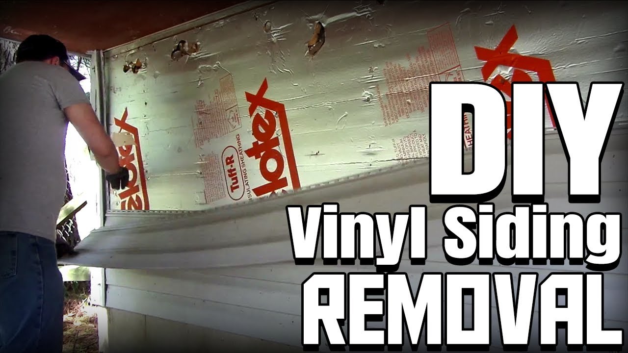 How To Remove Vinyl Siding | Easy DIY Tutorial - YouTube