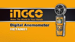 Ψηφιακό Ανεμόμετρο HETAN01 Digital Anemometer INGCO