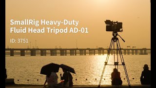 For Superior Stability and Control | SmallRig Heavy-Duty Fluid Head Tripod AD-01