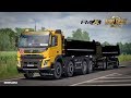 ETS 2 Mod | Volvo FMX Kipper Rework by Mistersix 1.1 + Ownable Kipper Trailer [ETS2 v1.36]