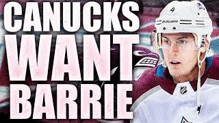 Canucks Want Tyson Barrie (NHL Trade Rumours / Canucks Rumours - Colorado Avalanche Trade Talks)