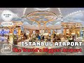 Exploring Istanbul Airport's Global Hub, 4K, Duty Free, Shopping, Food Court⎮Turkey⎮February 2024