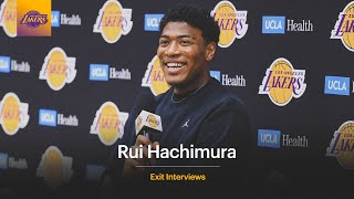 Rui Hachimura | 2022-23 Lakers Exit Interviews