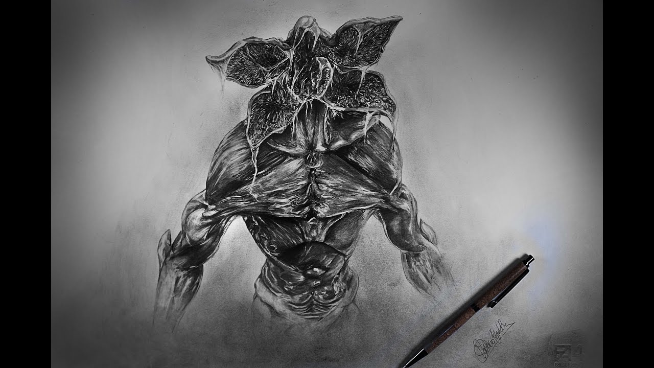 Drawing Demogorgon Stranger Things Collab W Antonello De Angelis