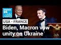 Biden, Macron vow unity on Ukraine, promise to hold Russia accountable • FRANCE 24 English