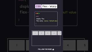 CSS | Flex - Wrap #html #scss #code #css #angular #react #html5