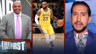 Nick Wright reacts to Charles Barkley not ranking LeBron over MJ I NBA I FIRST THINGS FIRST