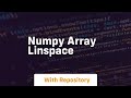 numpy array linspace