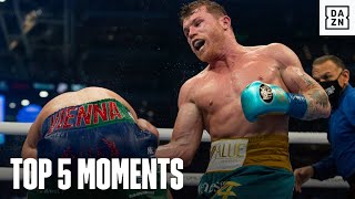 Top 5 Moments From Canelo vs. Billy Joe Saunders