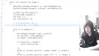 LeetCode 818. Race Car - BFS - O( target * log(target) )