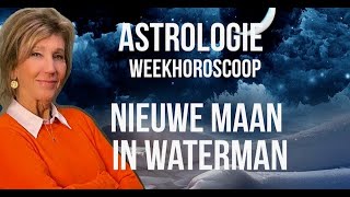 ASTROLOGIE WEEKHOROSCOOP 25 JANUARI-1 FEBRUARI 2025: NIEUWE MAAN IN WATERMAN DOOR IRMA VAN DER WIJK