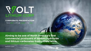 Volt Lithium Corp. (OTCQB: VLTLF | TSXV: VLT): Virtual Investor Conferences