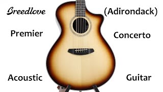 Breedlove Premier Concerto Burnt Amber CE | Adirondack East Indian Rosewood