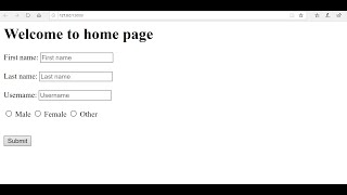 Flask tutorial | login page | html tutorial | text | radio input type | web development with flask