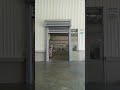 Aluminum PU thermal insulated spiral high speed roll up door for factory or wareouse or garage