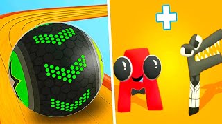 Going Balls | Alphabet Lore - All Level Gameplay iOS Android - NEW APK UPDATE