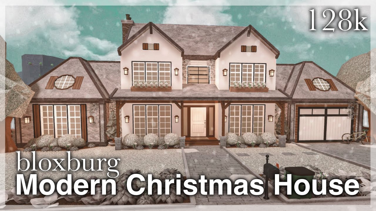 Christmas House Bloxburg Speed Build 2022 – Christmas 2022 Update