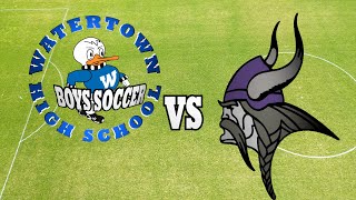 Watertown High Boys Varsity Soccer vs Stoughton