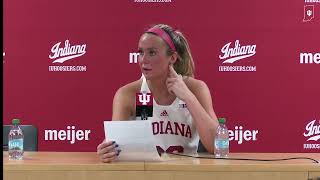 Sydney Parrish reacts to loss to Illinois