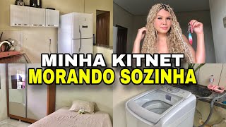 TOUR PELA MINHA KITNET DE 3 CÔMODOS MORANDO SOZINHA AOS 20 + EMMA COLCHÕES 😍🏠