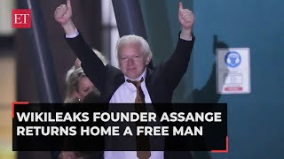 WikiLeaks founder Assange returns home a free man; Aussie PM says long-running legal process ends