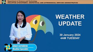 Public Weather Forecast issued at 4AM | January 30, 2024 - Tuesday