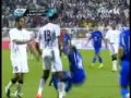 سقوط لاعب الشباب حسن معاذ في الماء مباراة الشباب والهلال